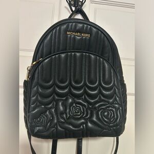 Michael kors black backpack